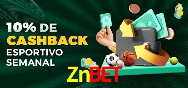10% de bônus de cashback na Znbet