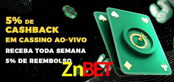 Promoções do cassino ao Vivo Znbet